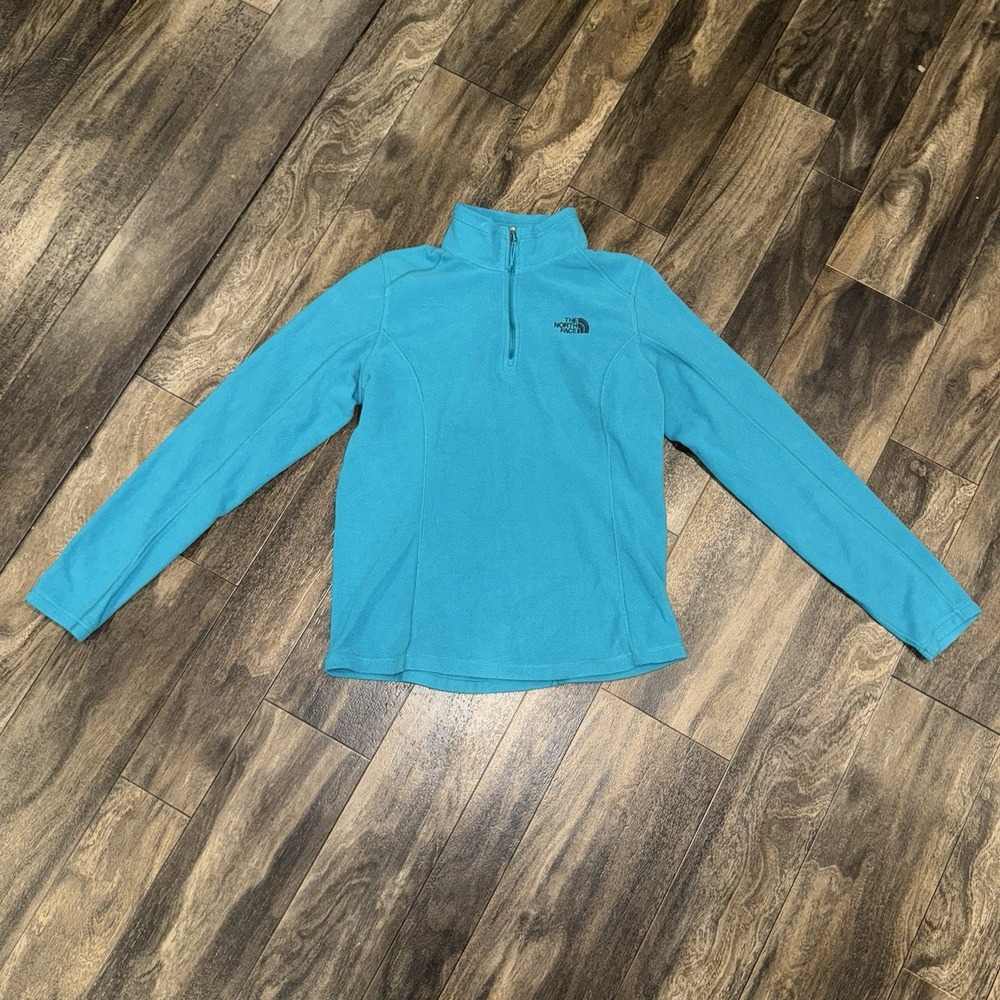 THE‎ NORTH FACE Women 1/4 Zip Neck Fleece Jumper Sweater Size M